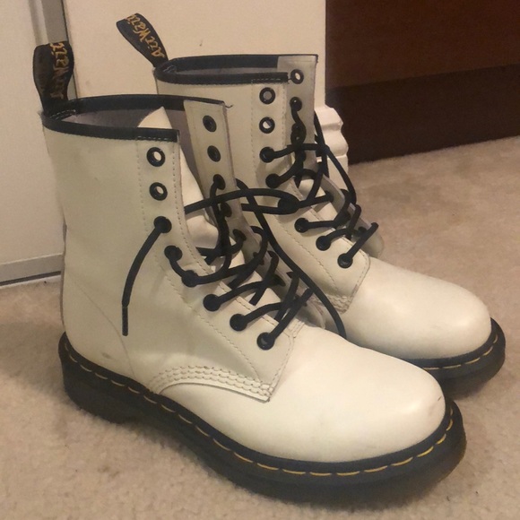 white doc marten